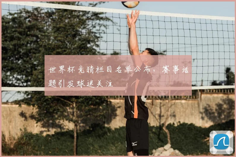 世界杯竞猜栏目名单公布，赛事话题引发球迷关注