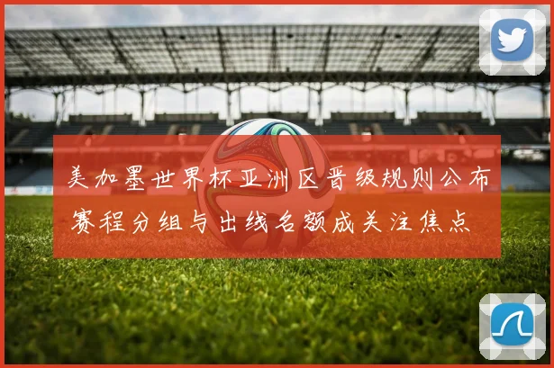 美加墨世界杯亚洲区晋级规则公布 赛程分组与出线名额成关注焦点